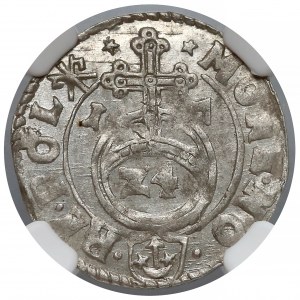 Zygmunt III Waza, Półtorak Kraków 1617 - NGC MS61