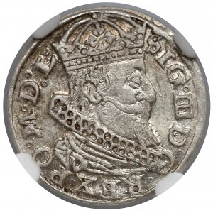 Zygmunt III Waza, Grosz Wilno 1626 - NGC AU58