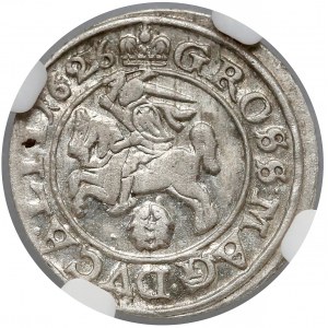 Zygmunt III Waza, Grosz Wilno 1626 - NGC AU58