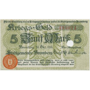 Bromberg (Bydgoszcz), 5 mark 1918