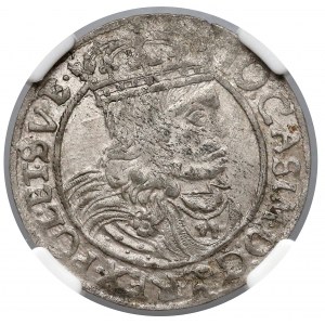 Jan II Kazimierz, Szóstak Lwów 1662 GBA - NGC AU55