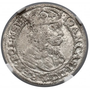 Jan II Kazimierz, Szóstak Lwów 1661 GBA - NGC AU53