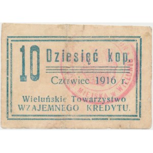 Wieluń TWK 1916 Czerwiec 10 kopiejek