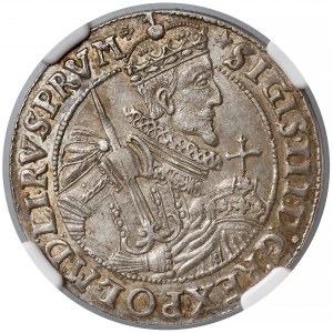 Zygmunt III Waza, Ort Bydgoszcz 1623 - NGC MS62
