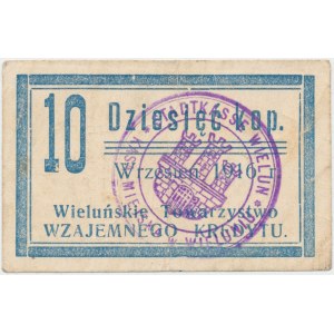 Wieluń TWK 1916 Wrzesień 10 kopiejek