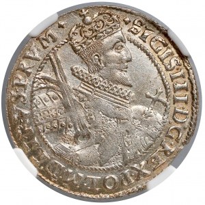 Zygmunt III Waza, Ort Bydgoszcz 1621 - NGC MS62