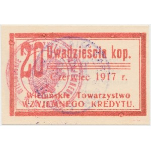 Wieluń TWK 1917 Czerwiec 20 kopiejek