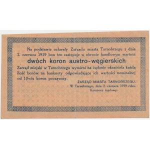Tarnobrzeg, 2 korony 1919 - blankiet