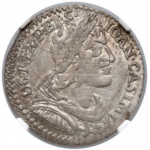 Jan II Kazimierz, Ort Wschowa 1650 - NGC AU58