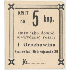 Sosnowice, I. Grochowina, 5 kopiejek - bez stempla