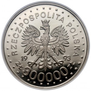 Próba NIKIEL 300.000 złotych 1993 Powstanie w Getcie - NGC PF68 C