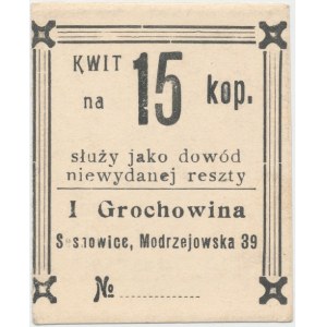 Sosnowice, I. Grochowina, 15 kopiejek - ze stemplem