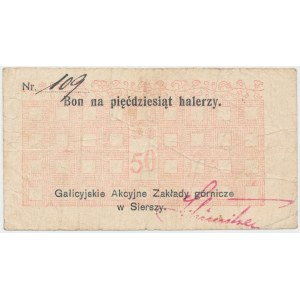Siersza, Galicyjskie Zakłady Górnicze, 50 halerzy (1919)