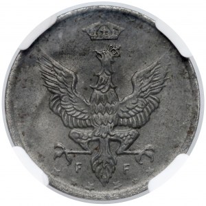 Królestwo Polskie, 10 fenigów 1917 - NGC MS61