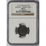 Królestwo Polskie, 10 fenigów 1917 - NGC MS61