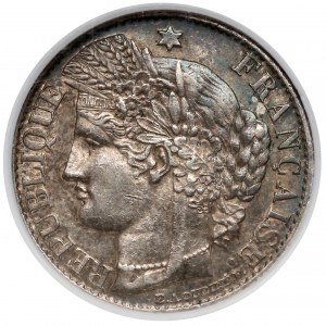 Francja, 50 centimes 1881-A - NGC AU55