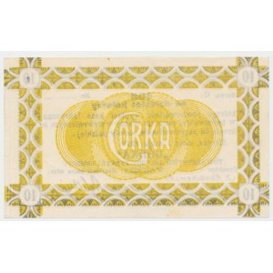 Siersza, Fabryka Cementu GÓRKA, 10 halerzy 1919 Ser.C - blankiet