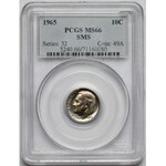 USA, Dime 1965 - PCGS MS66 