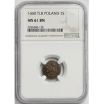 Jan II Kazimierz, Boratynka 1660, Ujazdów - NGC MS61 BN