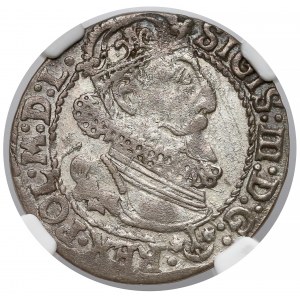 Zygmunt III Waza, Szóstak Kraków 1624 - NGC AU53