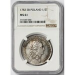 Poniatowski, Półtalar 1782 E.B. - rzadki i b. ładny