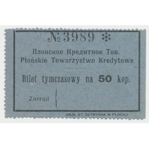 Płońsk, T-wo Kredytowe, 50 kopiejek (1914)