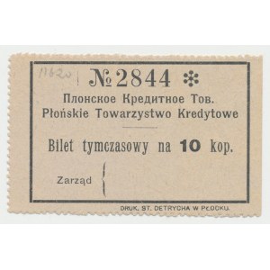 Płońsk, Tow. Kredytowe, 10 kopiejek (1914)