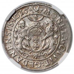 Zygmunt III Waza, Ort Gdańsk 1616 - NGC AU58