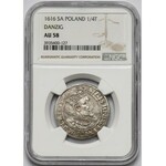 Zygmunt III Waza, Ort Gdańsk 1616 - NGC AU58