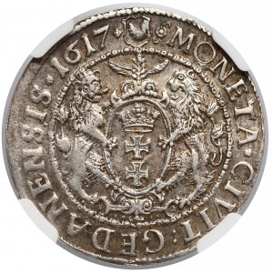 Zygmunt III Waza, Ort Gdańsk 1617 - NGC MS61