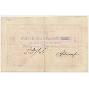 Nowy Sącz, Składnica i Sklep Kółka Rolniczego, 1 korona (ważna do 1.11.1919)