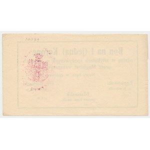 Nowy Sącz, 1 korona 1918 - czerwiec - stempel owalny 