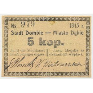 Dąbie, 5 kopiejek 1915