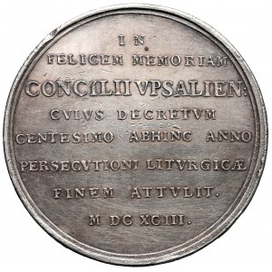 Szwecja, Medal na pamiątkę Rady Upsalskiej 1693 r.