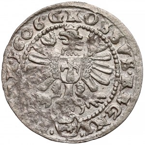Zygmunt III Waza, Grosz Kraków 1606 - z krzyżem