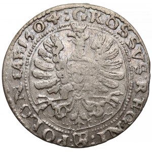 Zygmunt III Waza, Grosz Kraków 1604 - Lewart - ładny