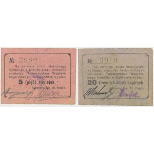 Dąbrowa, 5 i 20 kopiejek (1914) 