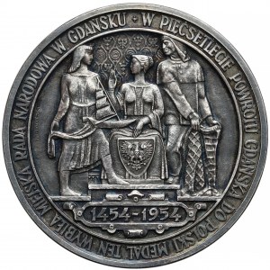 Medal 500-lecie powrotu Gdańska do Polski 1954 - srebro? 