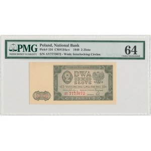 2 złote 1948 - AY - PMG 64