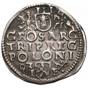  Zygmunt III Waza, Trojak Poznań 1593 - wydłużona
