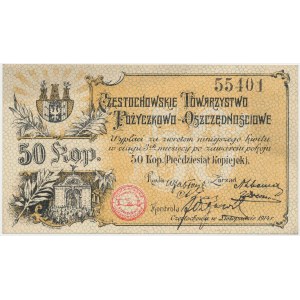 Częstochowa, 50 kopiejek 1914