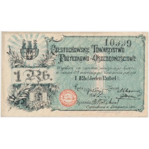 Częstochowa, 1 rubel 1914