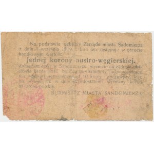 Sandomierz, 1 korona 1919