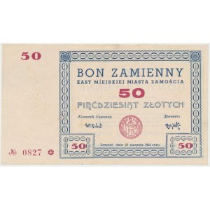 Zamość, 50 złotych 1944