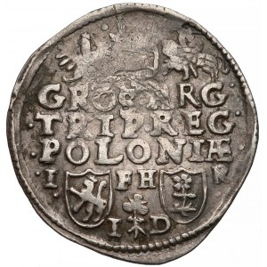 Zygmunt III Waza, Trojak Poznań 1596 - data w otoku