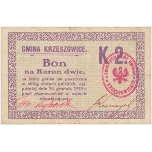 Krzeszowice, 2 korona 1919