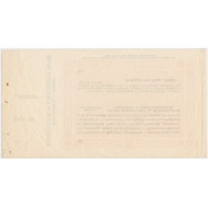 Sosnowice, SATURN, 50 kopiejek 1914 - blankiet z grzbietem