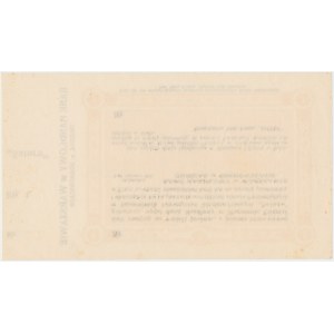 Sosnowice, SATURN, 1 rubel 1914 - blankiet z grzbietem