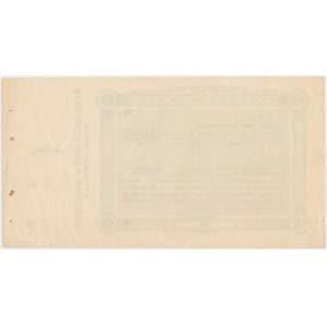 Sosnowice, SATURN, 5 rubli 1914 - blankiet z grzbietem