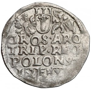 Zygmunt III Waza, Trojak Poznań 1597 - data w wierszu / SIGI.3